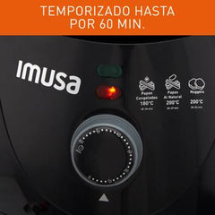 Freidora de aire IMUSA Esencial 3.2L Mecánica Negra