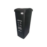 Papelera Tapa Plana 55L Color Surtido Colplast