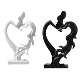 ESCULTURA CORAZONES ENTRELAZADOS