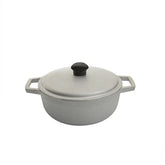Caldero Aluminio Fundido con Tapa Natural 14 cm / Imusa