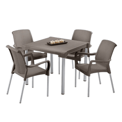 Juego Comedor Shia Mocca/ Rimax