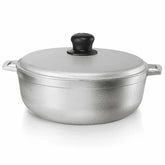 Caldero Aluminio Fundido con Tapa Natural 44 cm / Imusa