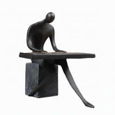 Escultura "El pianista"