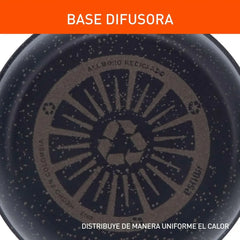 Sartén 30 Cm Antiadherente Tapa Vidrio Origin Imusa