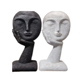 ESCULTURA DE CABEZA ABSTRACTA