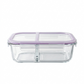 Recipiente de Vidrio Hermético "Doble Gourmet" (2 Compartimentos) 1520ML