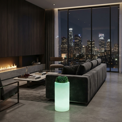 Matera LED Moderna Cilindro 117x41
