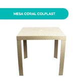 MESA CORAL RATTAN COLPLAST