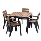 Comedor 4 Puestos Madeira Tabaco / Mq