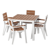 Comedor 4 Puestos Madeira Caramelo / Mq