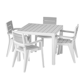 Comedor 4 Puestos Madeira Silver / Mq