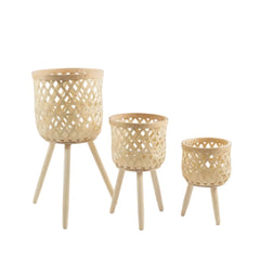 Set X3 Materas Tipo Madera