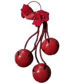 Colgante Navideño con Cascabeles Rojos