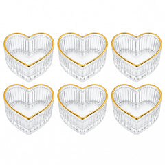 Set x6 Pasanteras Forma de Corazón