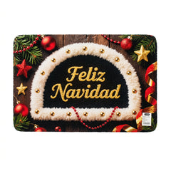 Tapete Decorativo Navideño " Feliz Navidad " 57x37