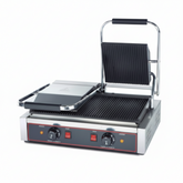 Parrilla de contacto doble industrial