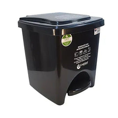 Papelera Cuadrada Pedal 22L Colplast