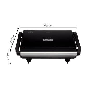 Parrilla IMUSA Grill Basic antiadherente negra