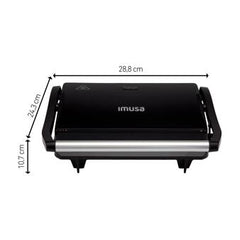 Parrilla IMUSA Grill Basic antiadherente negra
