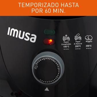 Freidora de aire IMUSA Esencial 3.2L Mecánica Negra