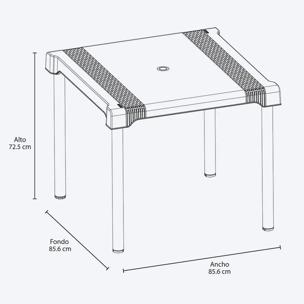 Juego Comedor Shia Mocca/ Rimax