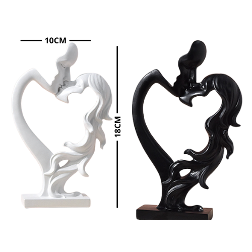 ESCULTURA CORAZONES ENTRELAZADOS