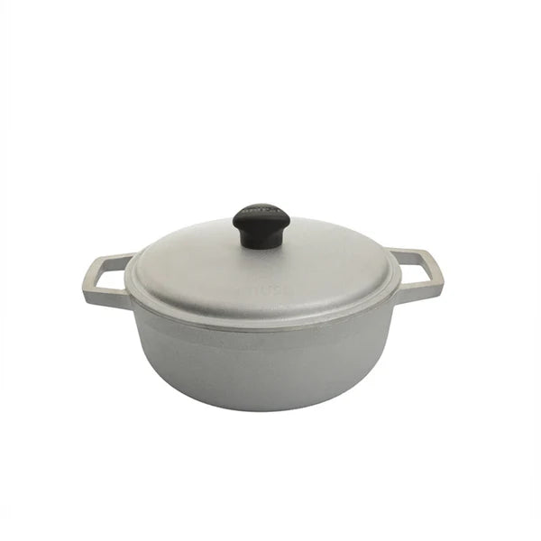Caldero Aluminio Fundido con Tapa Natural 14 cm / Imusa