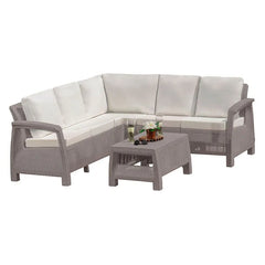 Sala Ferrara Fancy En L Taupe