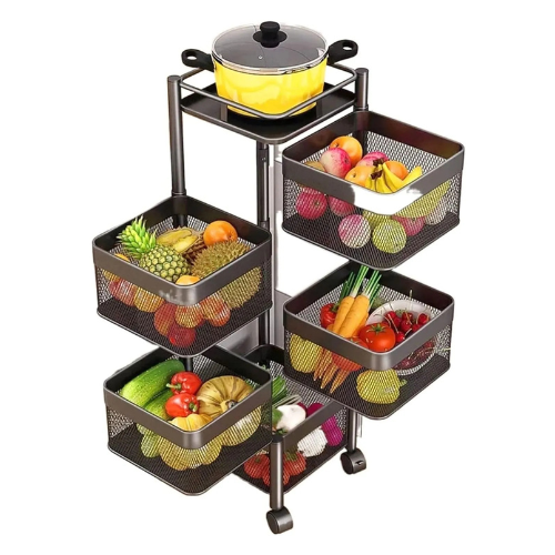 ESTANTE GIRATORIO 5 NIVELES