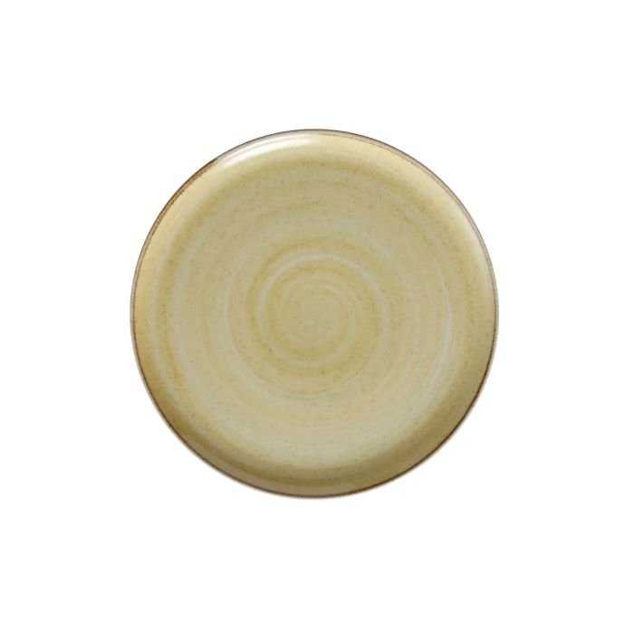 Plato Pando Coupe 28.4Cm Artisan Mostaza