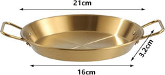 Sartén de acero inoxidable/paellera 26cm