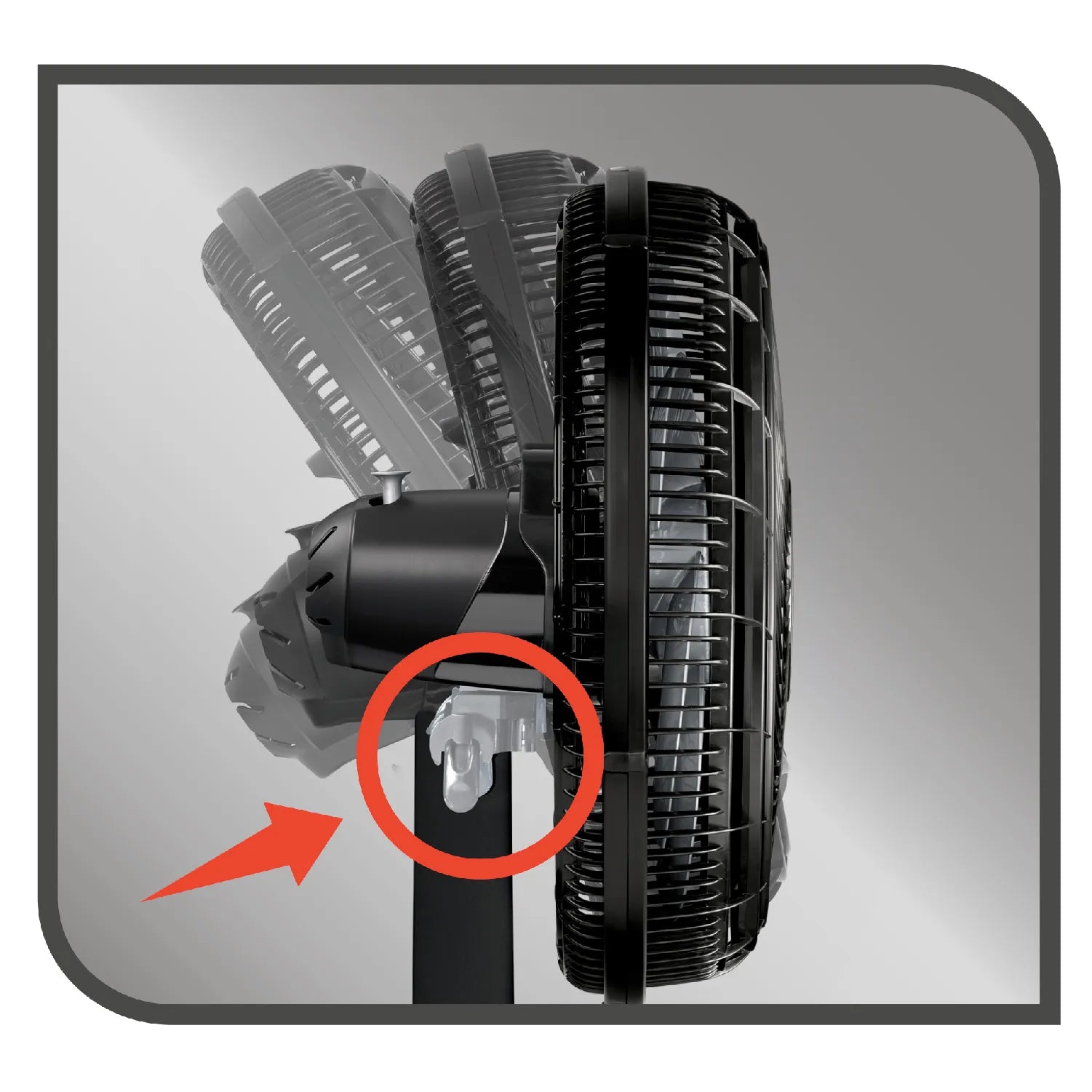 Ventilador Silence Force Plus 2 En 1 Negro