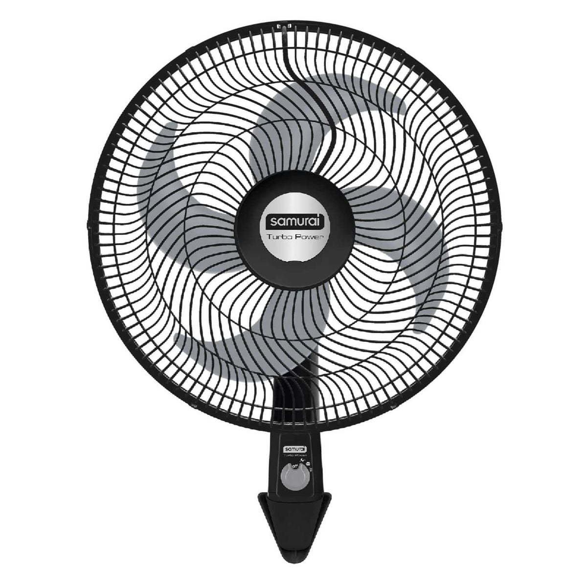 Ventilador Turbo Power Pared Negro Imusa