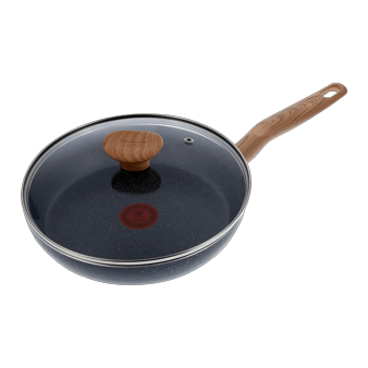 Sartén IMUSA Natural Stone 20cm Antiadherente Tapa de Vidrio