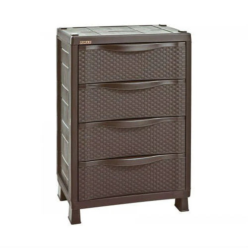 Armario Cajonero Apariencia Rattan Wengue / Rimax