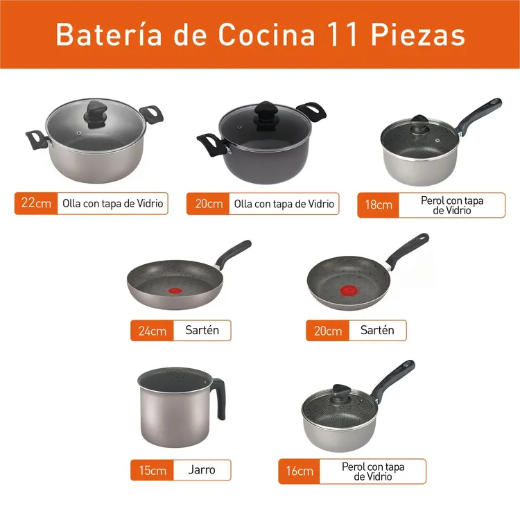 Bateria 11 Piezas Talen Imusa