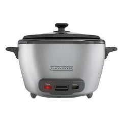 Olla Arrocera Black+Decker 20 Tazas Tapa Vidrio y Vaporera RC5200M