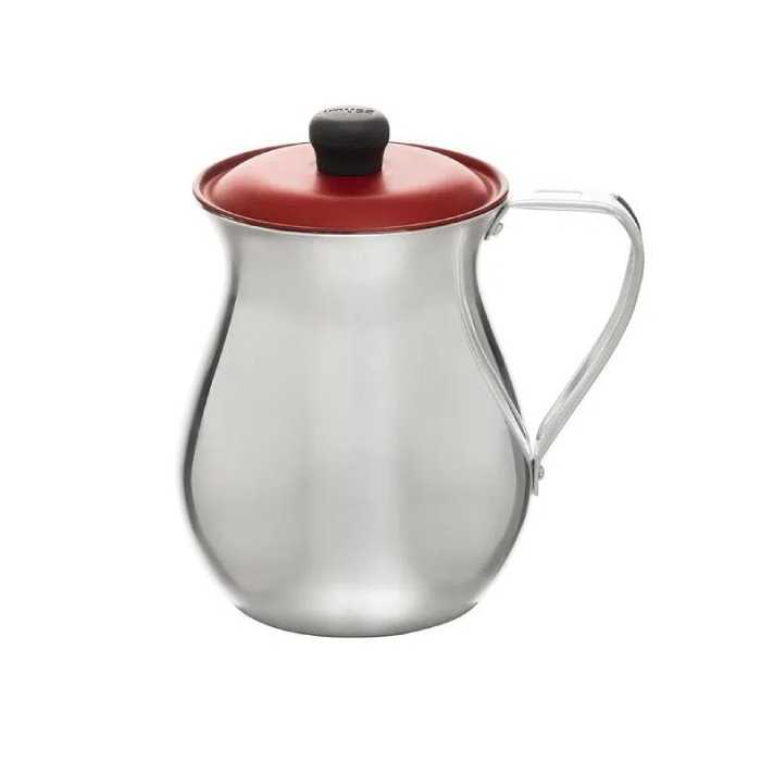 Chocolatera Aluminio 12.5Cm 2L Tapa Roja Imusa
