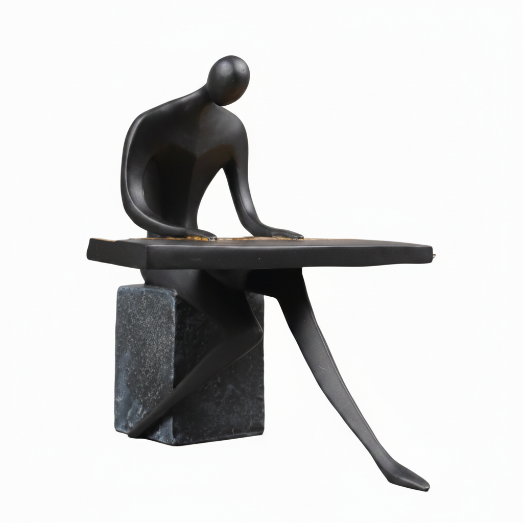 Escultura "El pianista"