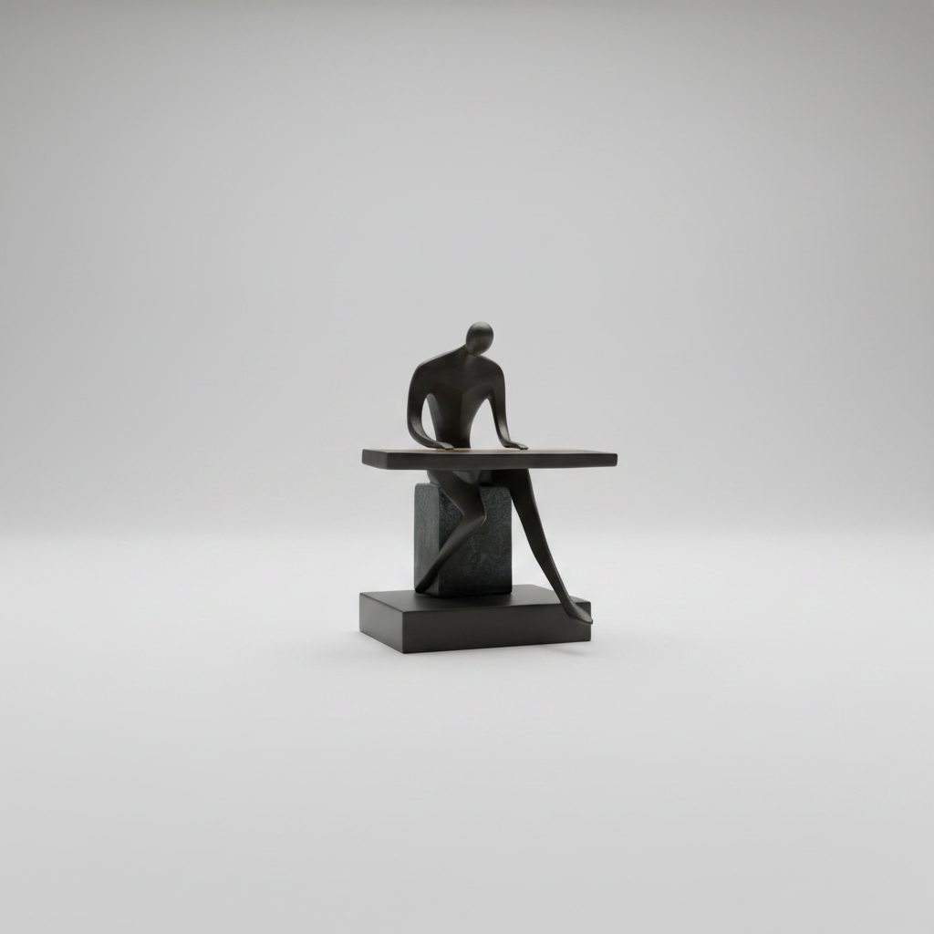 Escultura "El pianista"