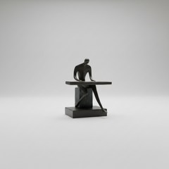 Escultura "El pianista"