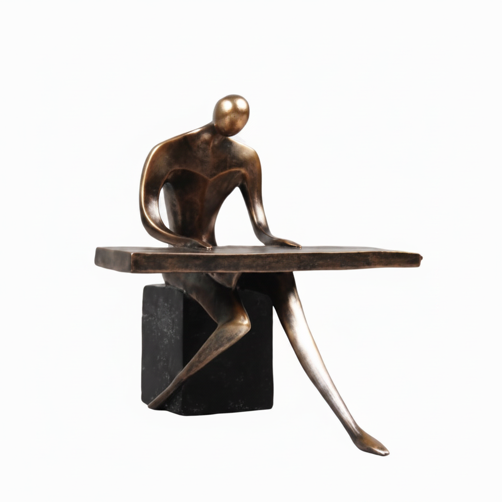 Adorno "El Pianista de Bronce"