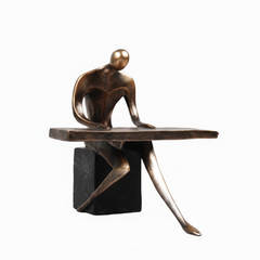 Adorno "El Pianista de Bronce"