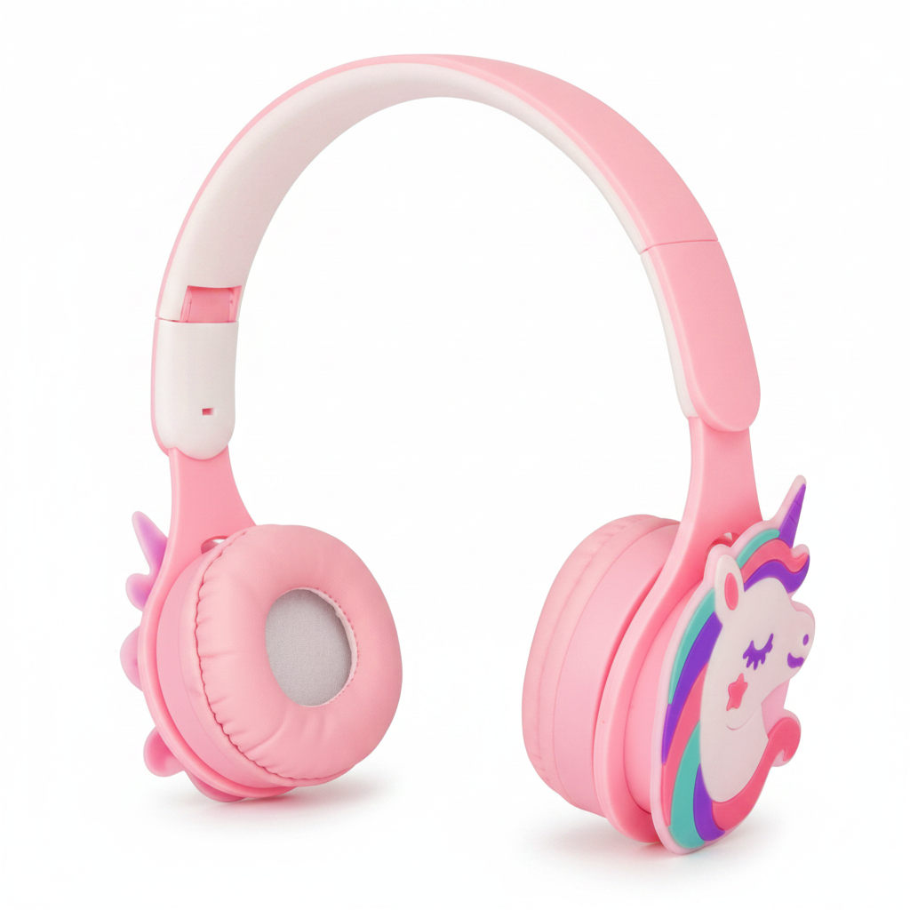 Audífonos Diadema Unicornio - Edición Magic Pink