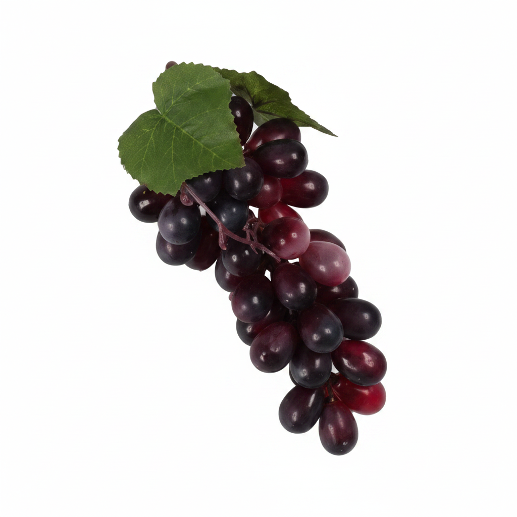 Racimo de Uvas Moradas Artificiales - Elegancia Decorativa