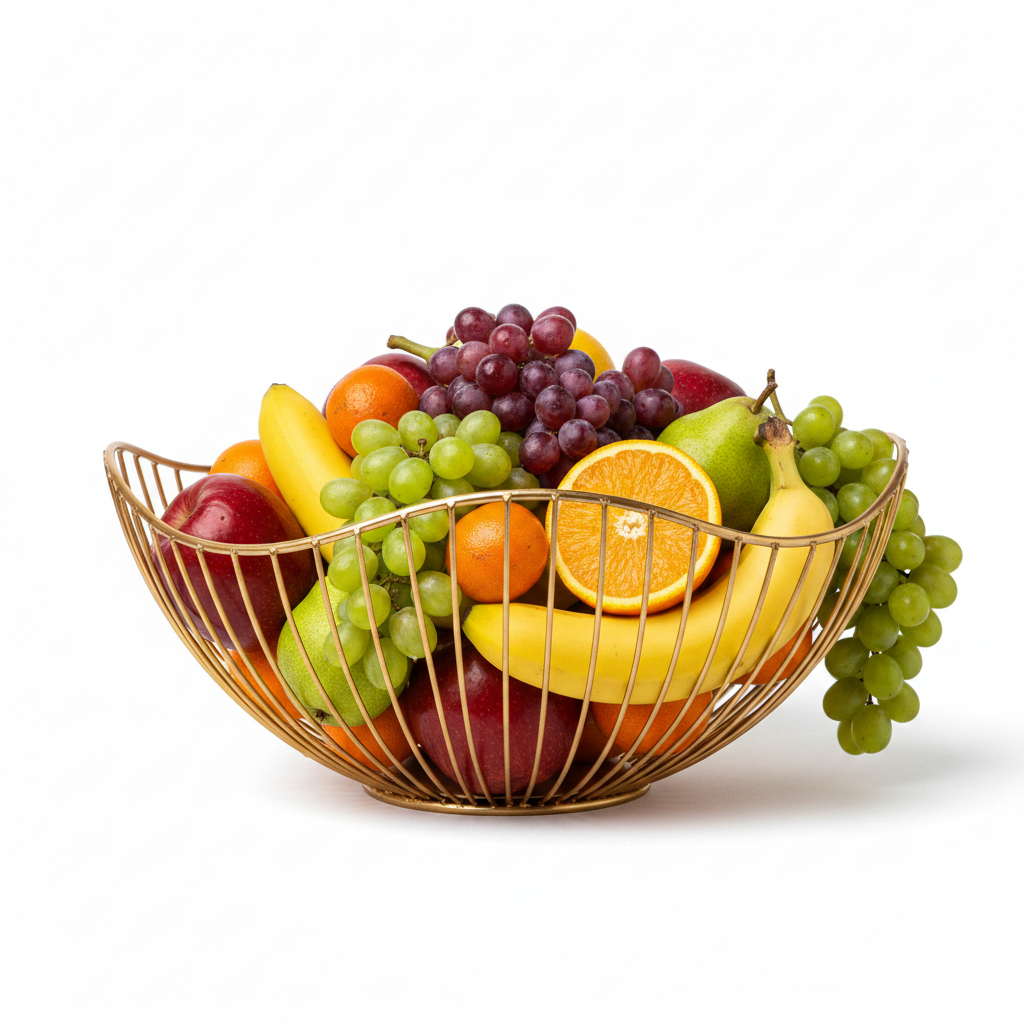 Frutera Diseño Ondulado Con Barras