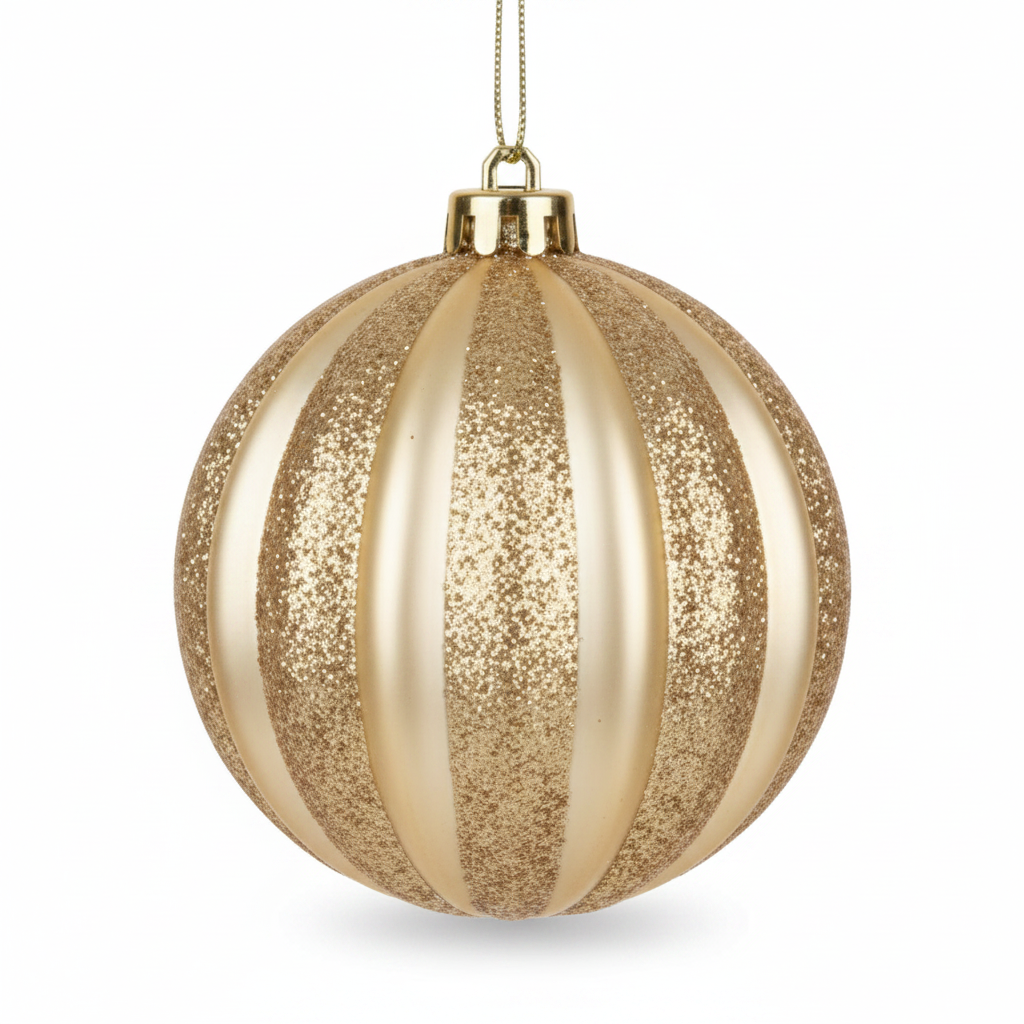 Bola de Navidad Dorada 15cm