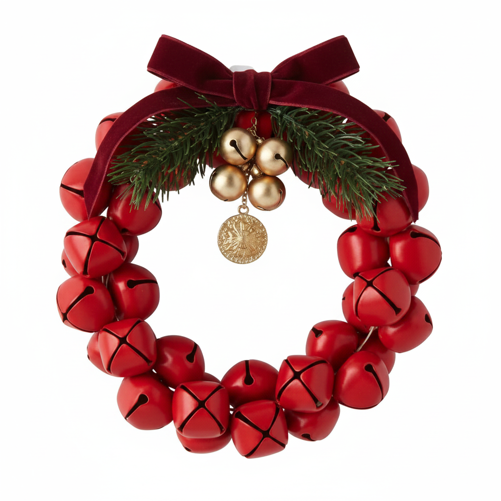Corona de Navidad Roja