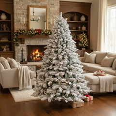 Arbol Navideño Blanco 210cm