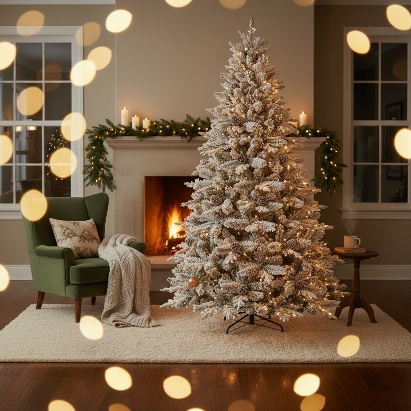 Arbol Navideño Blanco 180cm